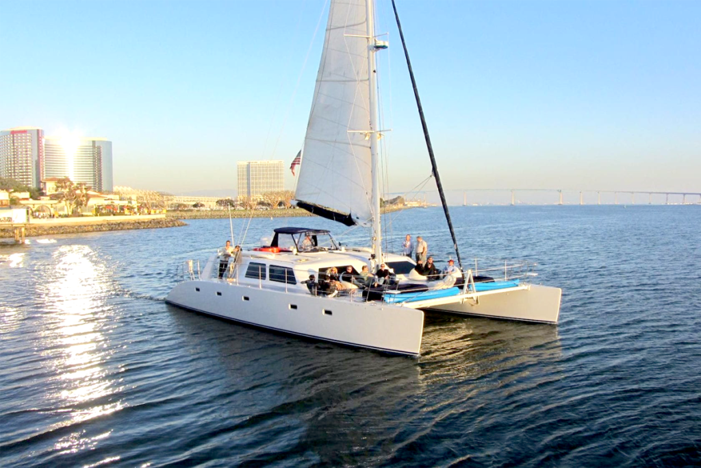 What size yacht rental is best for medium-sized group celebrations?